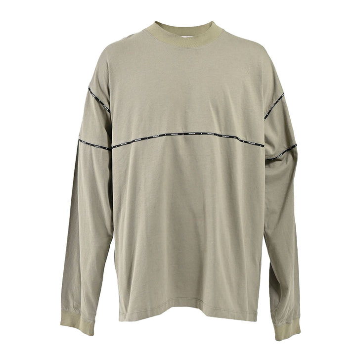 モンクレール MONCLER クルーネック長袖Ｔシャツ 8C01128 8390Y 880 グリーン 年秋冬 メンズ