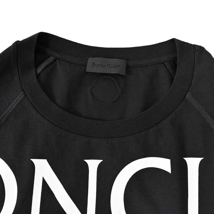 モンクレール MONCLER クルーネック半袖Ｔシャツ 8C01112 8390Y 999 ブラック 年秋冬 メンズ