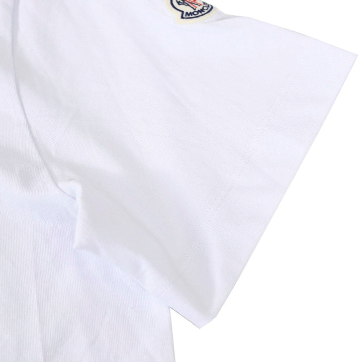 モンクレール MONCLER クルーネック半袖Ｔシャツ 8C73620 8390T 001 ホワイト  メンズ