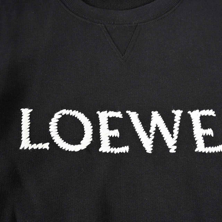 ロエベ LOEWE スウェットトレーナー H526Y24J26 1100 ブラック 年秋冬 メンズ