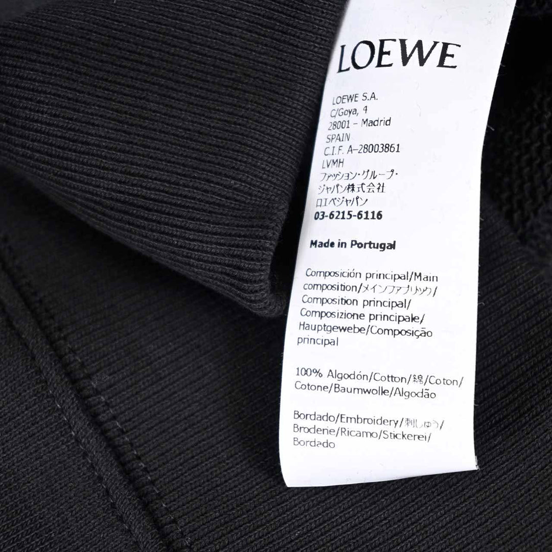 ロエベ LOEWE スウェットトレーナー H526Y24J26 1100 ブラック 年秋冬 メンズ