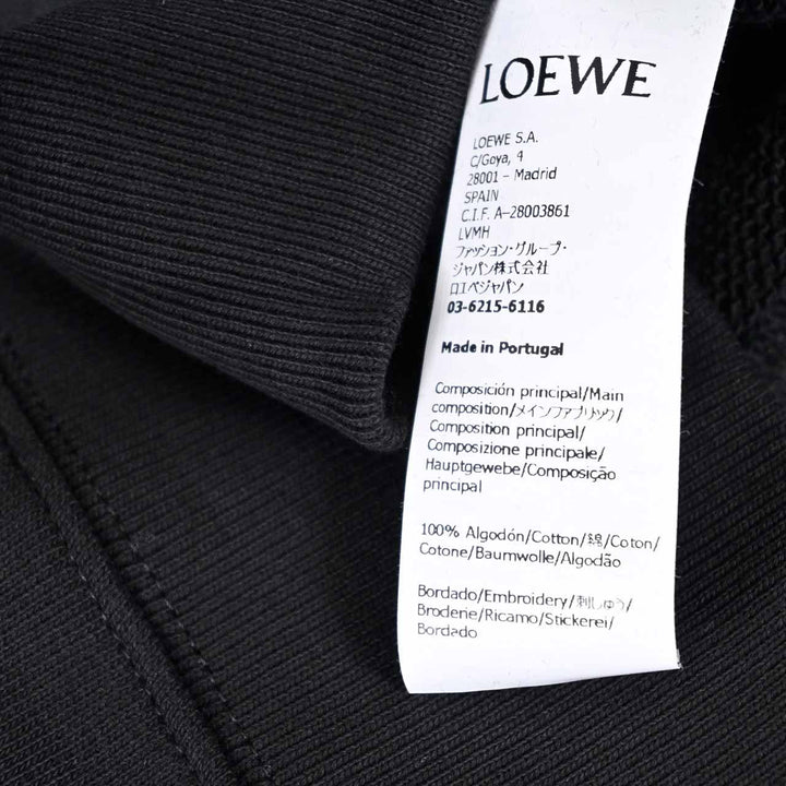 ロエベ LOEWE スウェットトレーナー H526Y24J26 1100 ブラック 年秋冬 メンズ