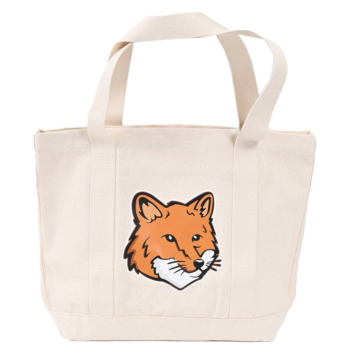 メゾン キツネ MAISON KITSUNE トートバッグ Fox Head Tote Bag LW05101WW0050 P700 クリーム 2025SS メンズ レディース