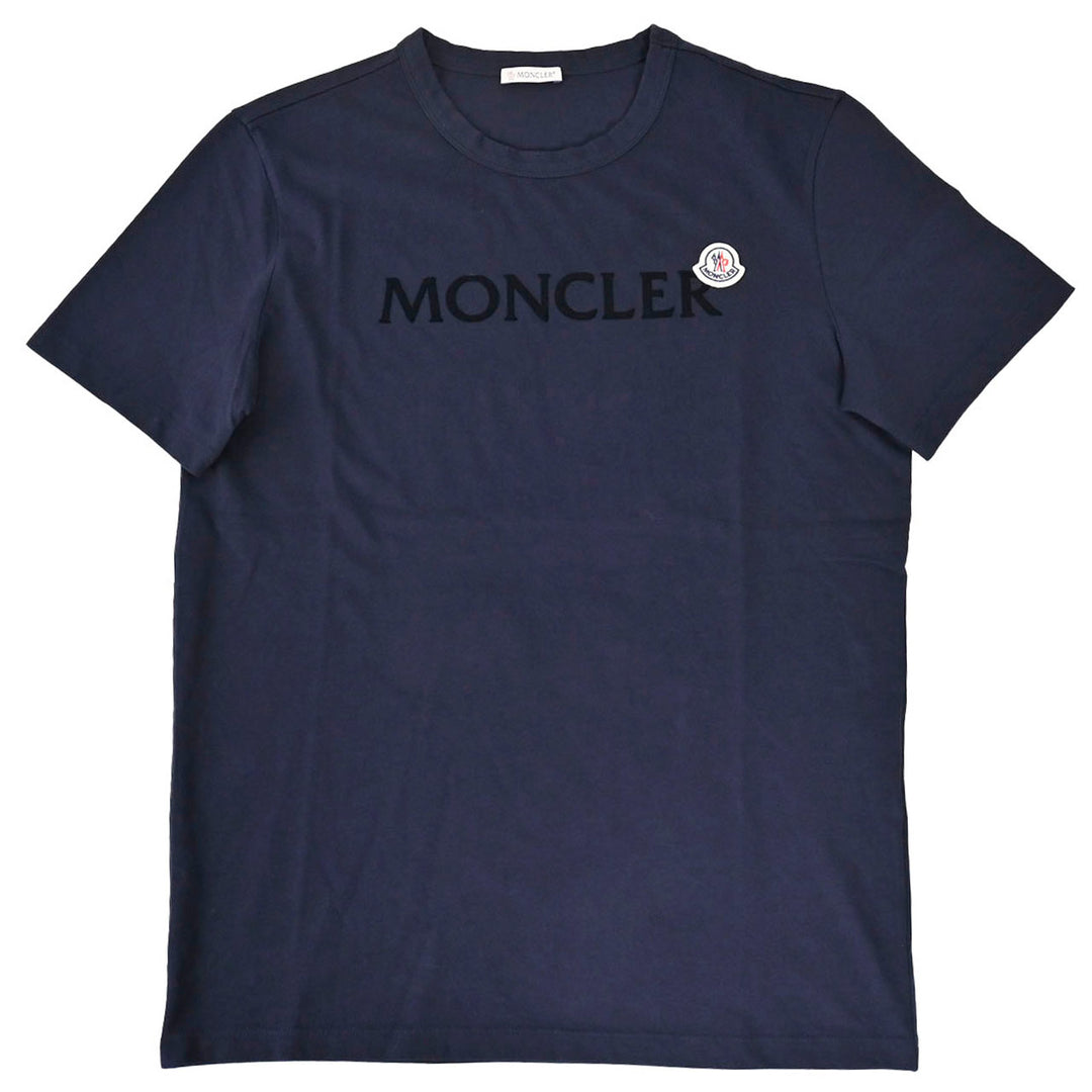 モンクレール MONCLER クルーネック半袖Ｔシャツ 8C00022　8390T　 778 ネイビー  メンズ