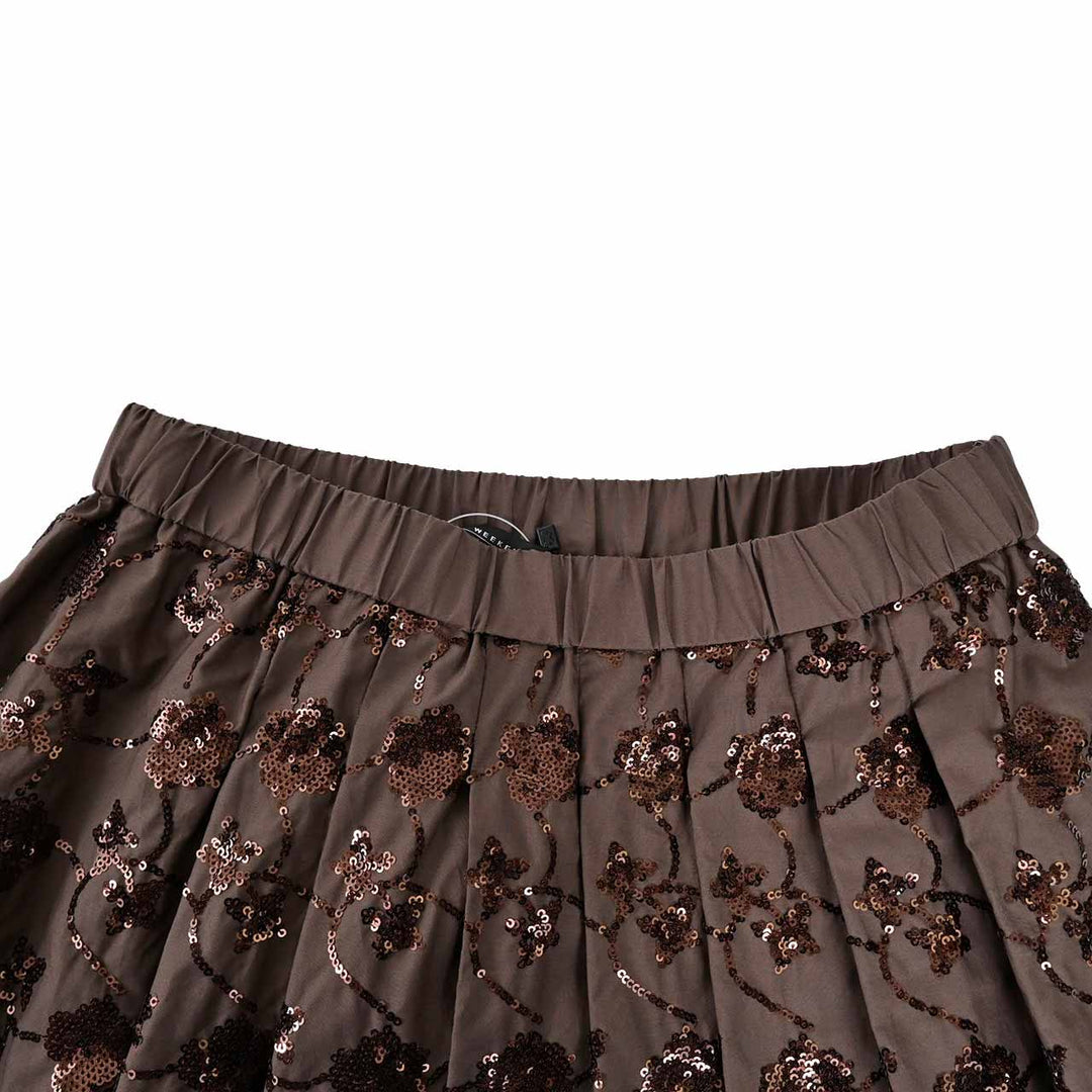 ウィークエンド マックスマーラ WEEKEND MAXMARA スカート TEMPRA 5106071600 001 ブラウン 2025AW レディース