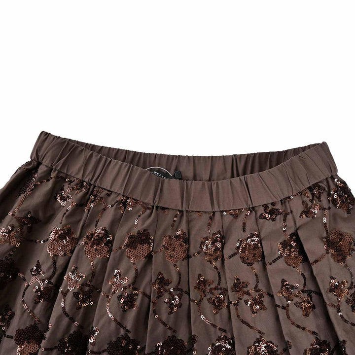 ウィークエンド マックスマーラ WEEKEND MAXMARA スカート TEMPRA 5106071600 001 ブラウン 2025AW レディース