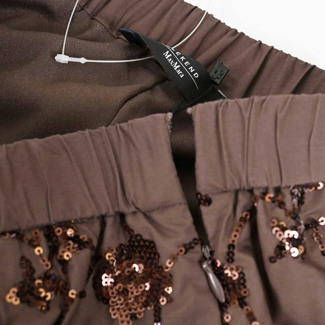 ウィークエンド マックスマーラ WEEKEND MAXMARA スカート TEMPRA 5106071600 001 ブラウン 2025AW レディース