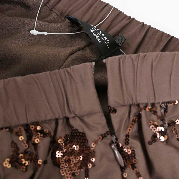 ウィークエンド マックスマーラ WEEKEND MAXMARA スカート TEMPRA 5106071600 001 ブラウン 2025AW レディース