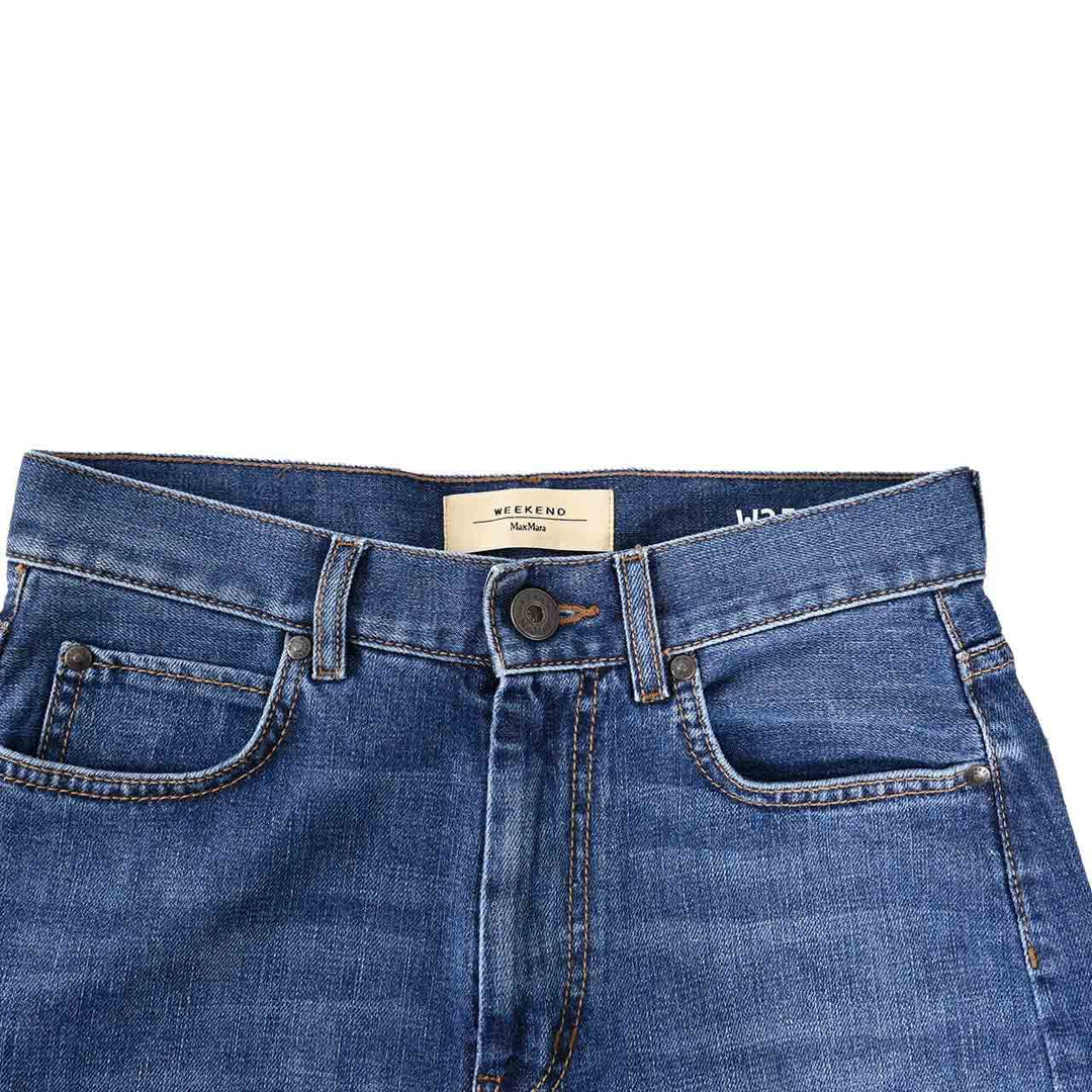 ウィークエンド マックスマーラ WEEKEND MAXMARA デニムパンツ CAPRILE 5186051600 008 ブルー 2025AW レディース