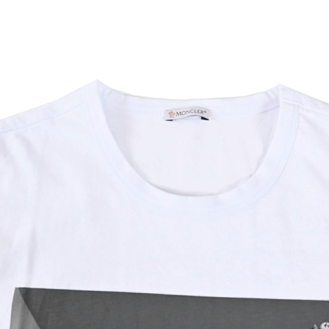 モンクレール MONCLER Tシャツ 8048350　8390T 001 ホワイト  メンズ
