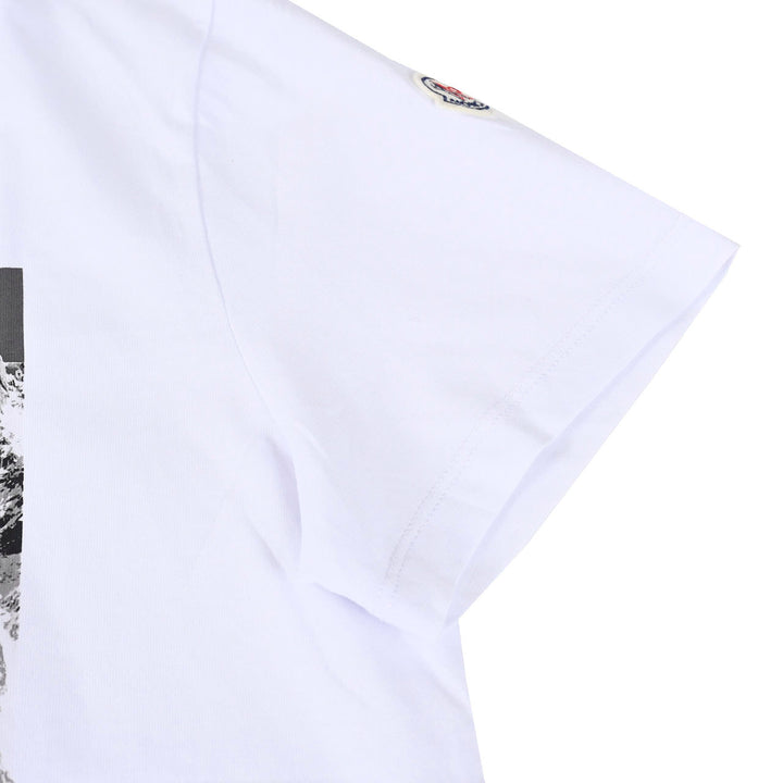 モンクレール MONCLER Tシャツ 8048350　8390T 001 ホワイト  メンズ