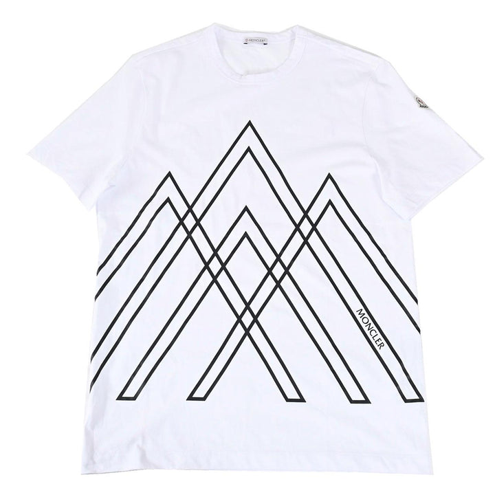 モンクレール MONCLER Tシャツ 8C00009　8390T 001 ホワイト  メンズ