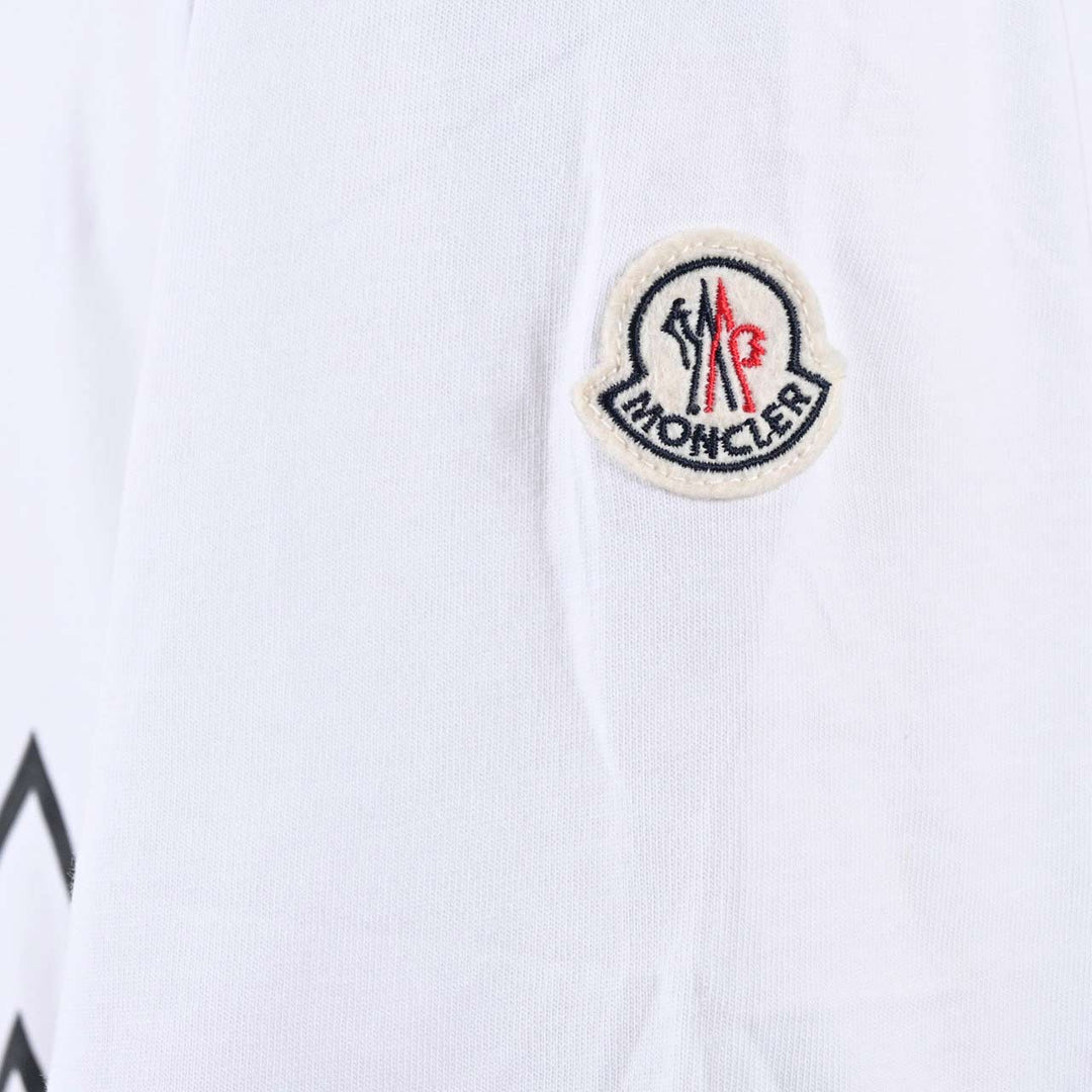 モンクレール MONCLER Tシャツ 8C00009　8390T 001 ホワイト  メンズ