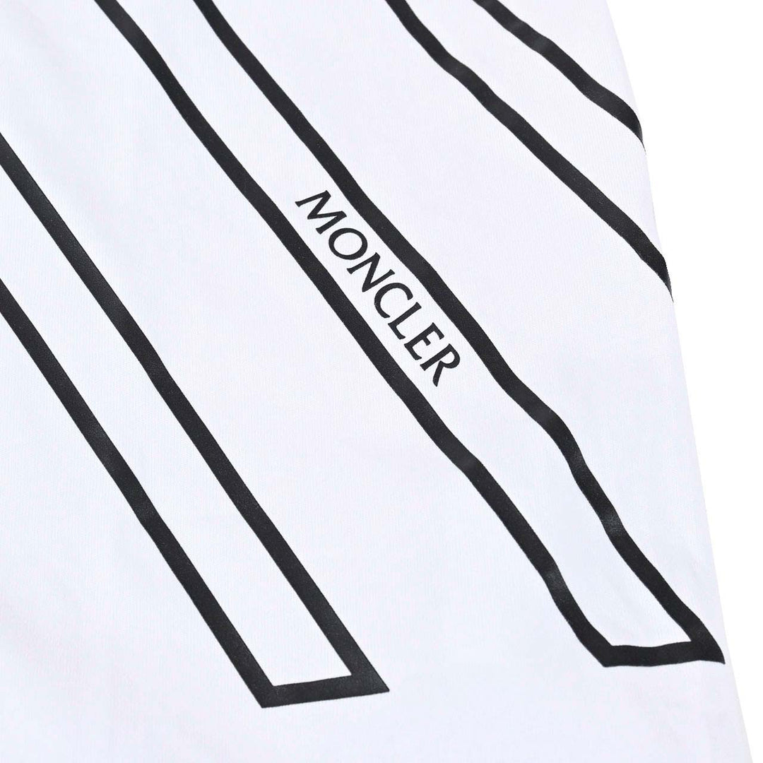 モンクレール MONCLER Tシャツ 8C00009　8390T 001 ホワイト  メンズ