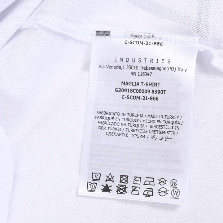 モンクレール MONCLER Tシャツ 8C00009　8390T 001 ホワイト  メンズ