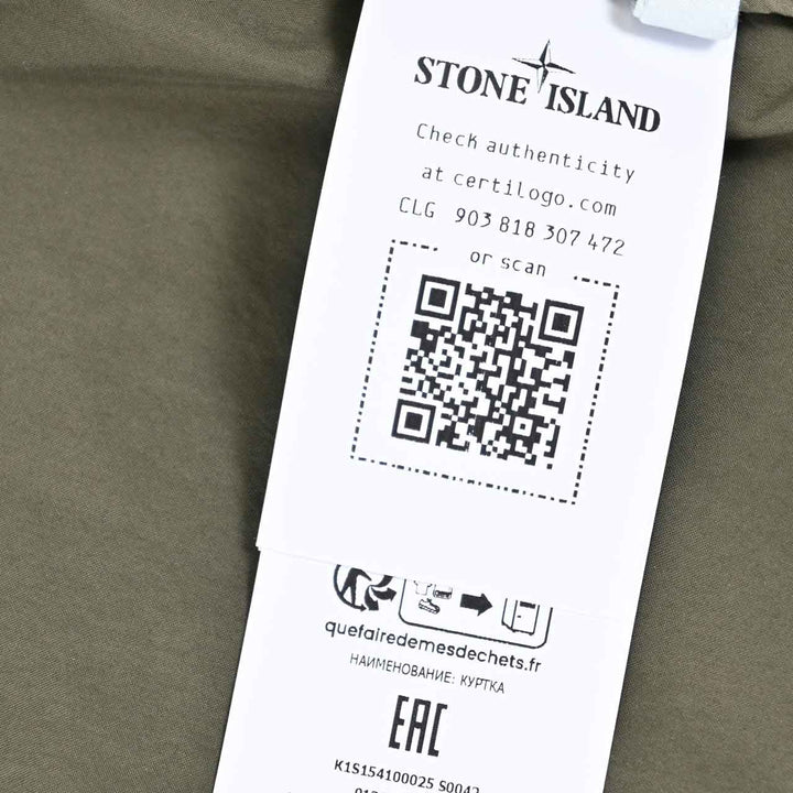 ストーン アイランド STONE ISLAND ジャケット 154100025 S0042 V0054 グリーン 2025SS メンズ