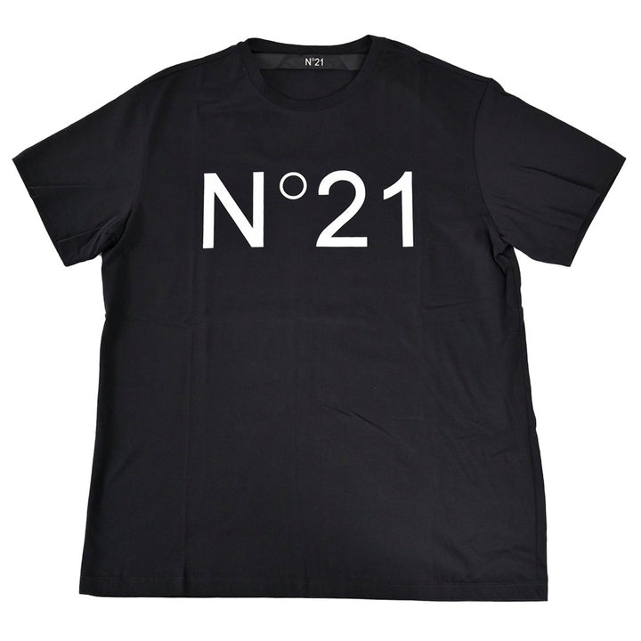ヌメロ ヴェントゥーノ No.21 Tシャツ 25SU F051 6328 ブラック 年秋冬 メンズ