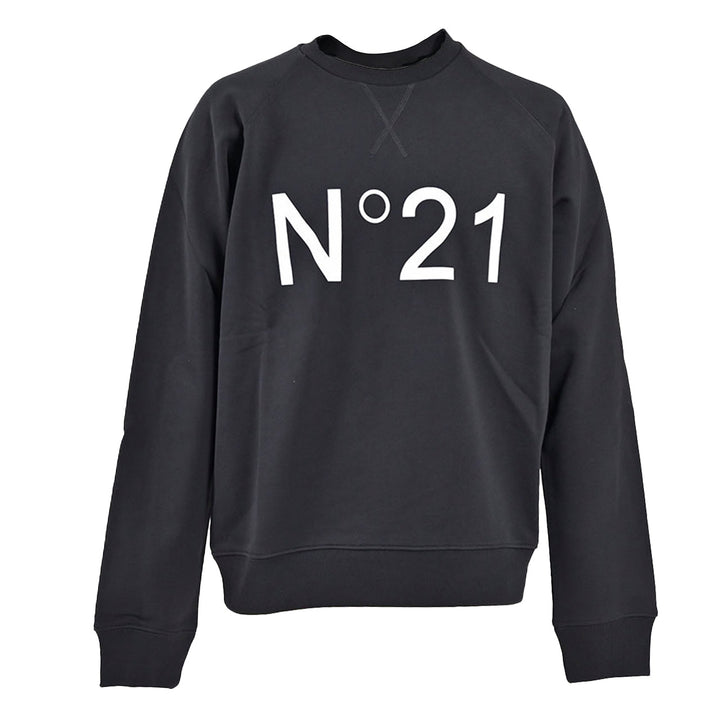 ヌメロ ヴェントゥーノ No.21 トレーナー E041 6329 9000 ブラック 2025SS メンズ