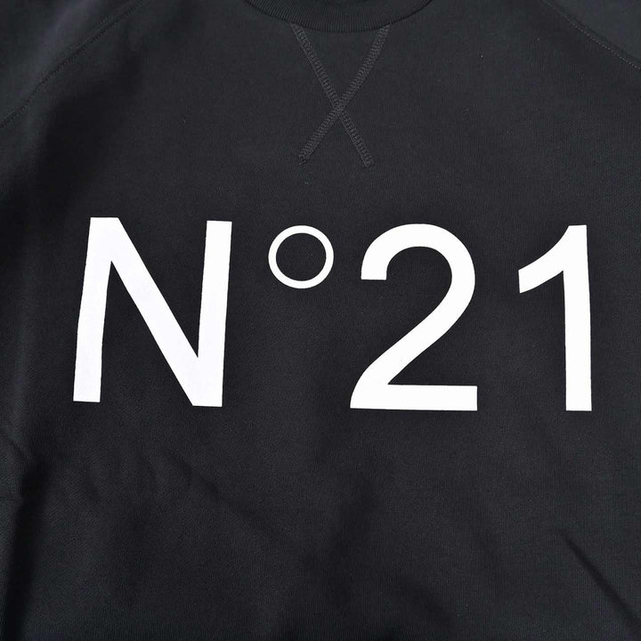 ヌメロ ヴェントゥーノ No.21 トレーナー E041 6329 9000 ブラック 2025SS メンズ