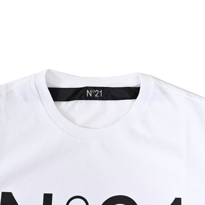 ヌメロ ヴェントゥーノ No.21 Tシャツ 25SU F051 6328 1101 ホワイト 2025年春夏 メンズ