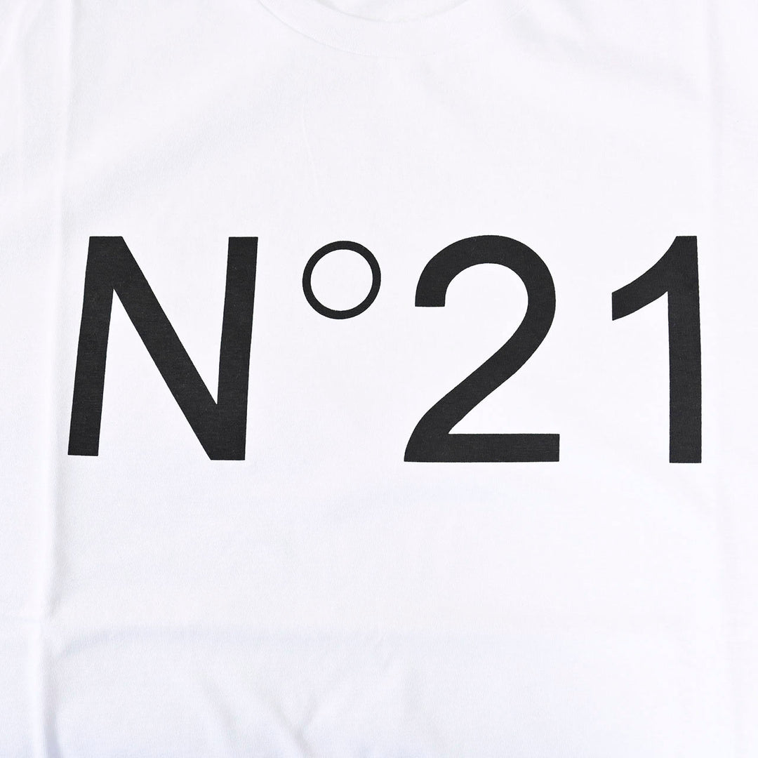 ヌメロ ヴェントゥーノ No.21 Tシャツ 25SU F051 6328 1101 ホワイト 2025年春夏 メンズ