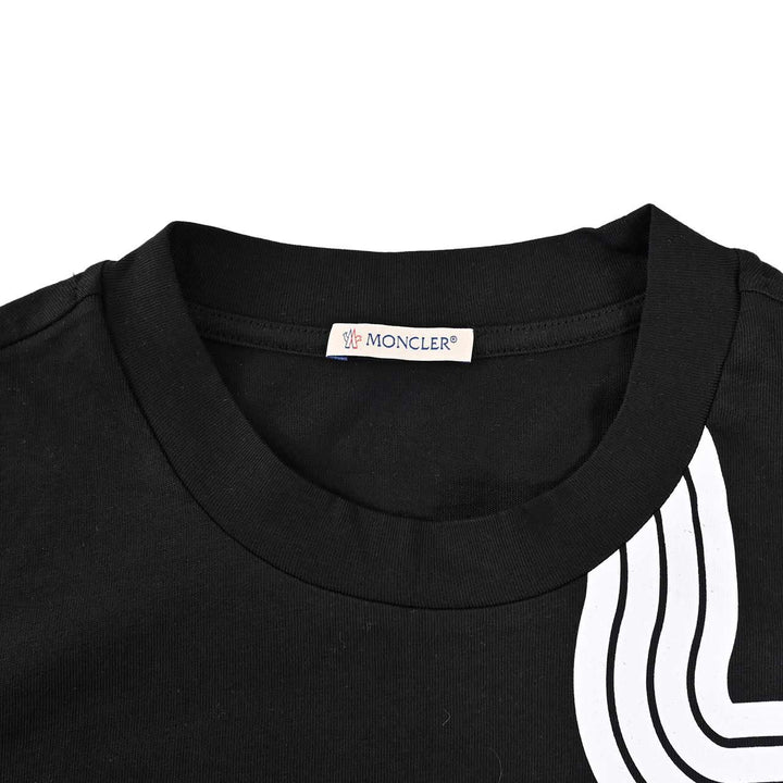 モンクレール MONCLER クルーネック半袖Ｔシャツ 8C01100 8390Y 999 ブラック  メンズ