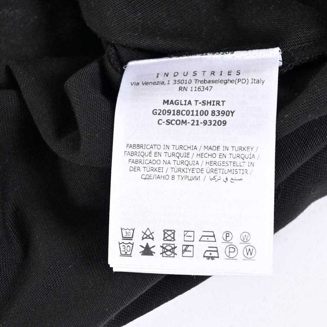 モンクレール MONCLER クルーネック半袖Ｔシャツ 8C01100 8390Y 999 ブラック  メンズ