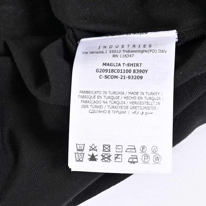 モンクレール MONCLER クルーネック半袖Ｔシャツ 8C01100 8390Y 999 ブラック  メンズ