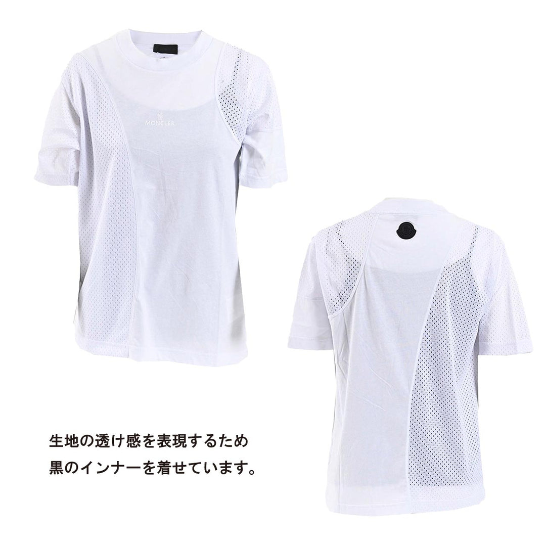 モンクレール MONCLER Tシャツ 8C01164 8390Y 001 ホワイト 年秋冬 メンズ
