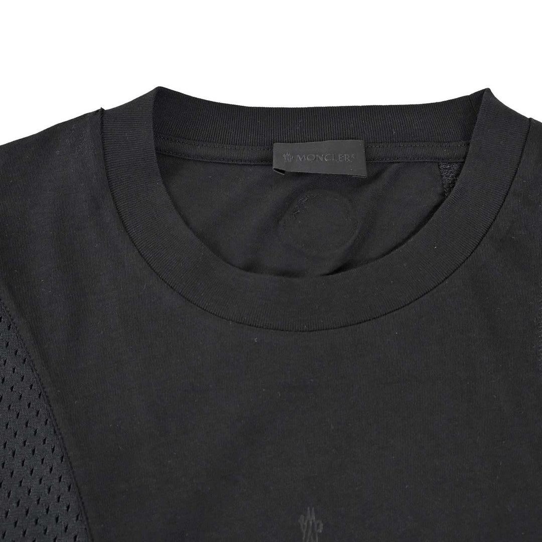 モンクレール MONCLER クルーネック半袖Ｔシャツ 8C01164　8390Y　 999 ブラック  レディース