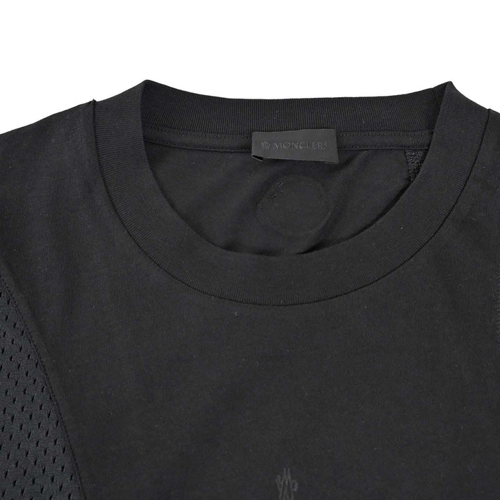 モンクレール MONCLER クルーネック半袖Ｔシャツ 8C01164　8390Y　 999 ブラック  レディース