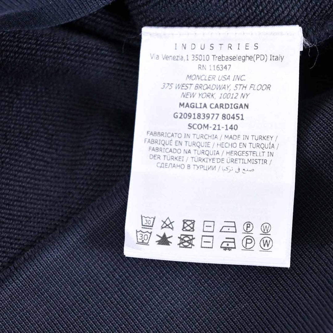 モンクレール MONCLER ジップアップパーカー 83977 80451 742 ネイビー  メンズ