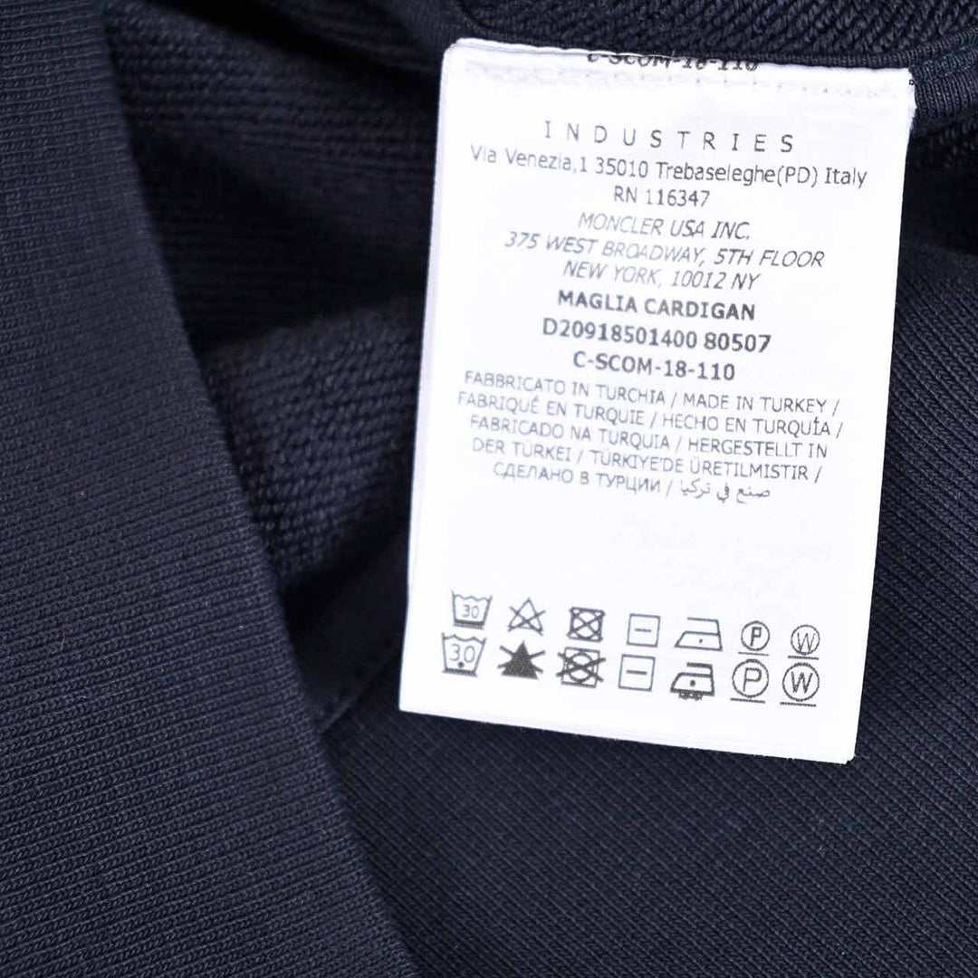 モンクレール MONCLER ジップアップパーカー 8501400 80507 778 ネイビー  メンズ