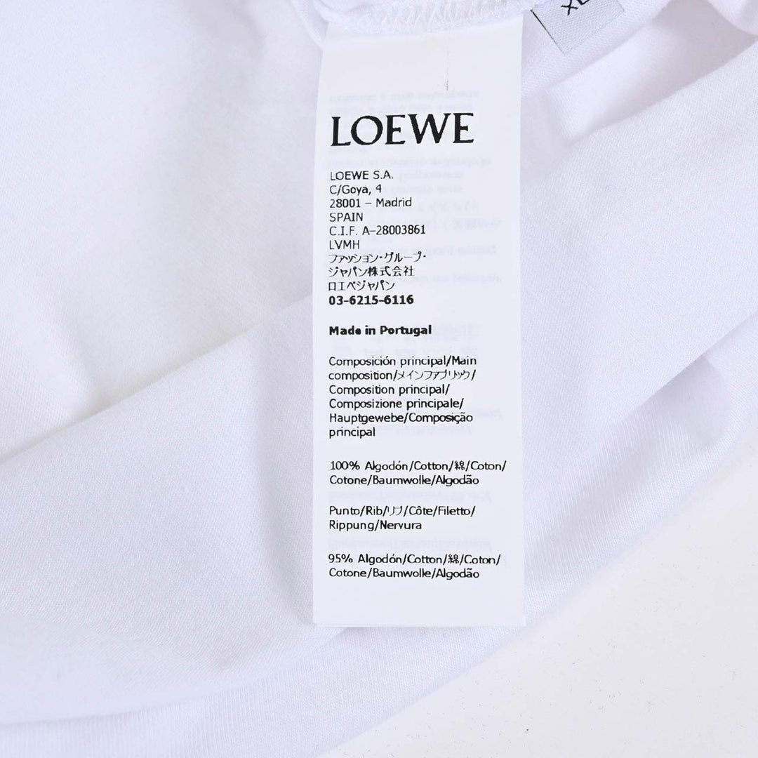 ロエベ LOEWE Tシャツ H526Y22J61　2100 ホワイト  メンズ