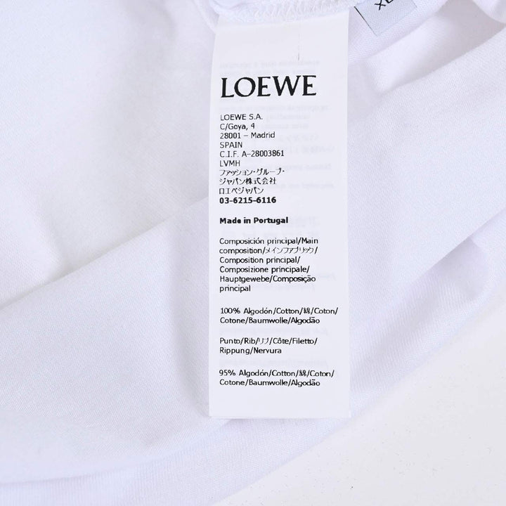 ロエベ LOEWE Tシャツ H526Y22J61　2100 ホワイト  メンズ