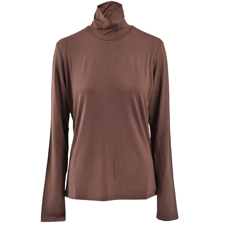 ウィークエンド マックスマーラ WEEKEND MAXMARA ハイネック長袖Ｔシャツ MULTIF 5946022600 001 ブラウン  レディース