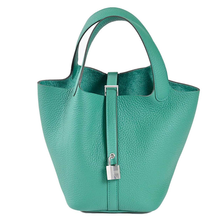 エルメス HERMES バッグ ピコタンPM トリヨンクレマンス GR SV金具 K刻印   レディース