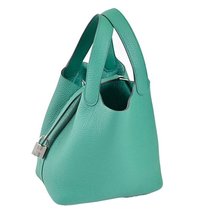 エルメス HERMES バッグ ピコタンPM トリヨンクレマンス GR SV金具 K刻印   レディース