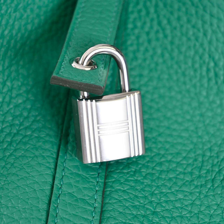 エルメス HERMES バッグ ピコタンPM トリヨンクレマンス GR SV金具 K刻印   レディース