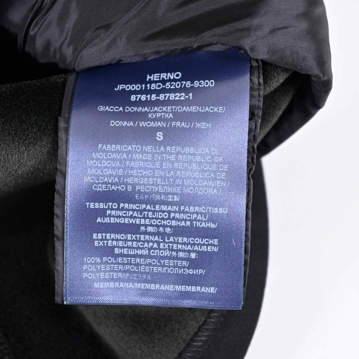 ヘルノ HERNO ダウンジャケット JP000118D 52076 9300 ブラック 2025AW レディース