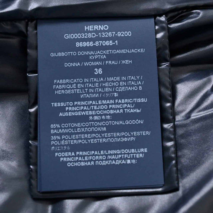 ヘルノ HERNO ジャケット GI000328D 13267 9200 ネイビー 2025AW レディース