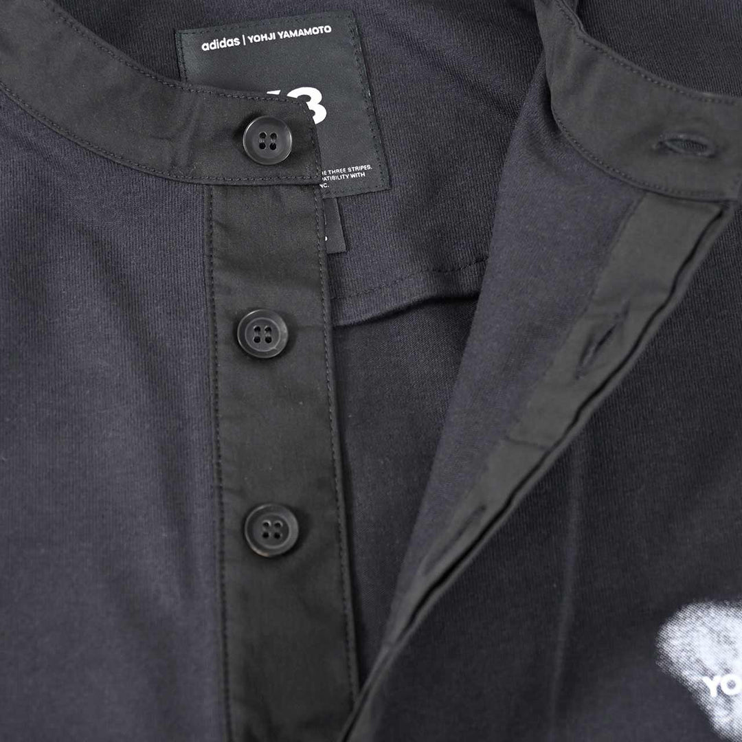 ワイスリー Y-3 プルオーバー Y-3 LONG SLEEVE POLO SHIRT JX7280 ブラック 2025AW メンズ