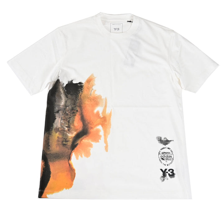 ワイスリー Y-3 Tシャツ Y-3 AOP SHORT SLEEVE TEE JX4744 ホワイト 2025AW メンズ