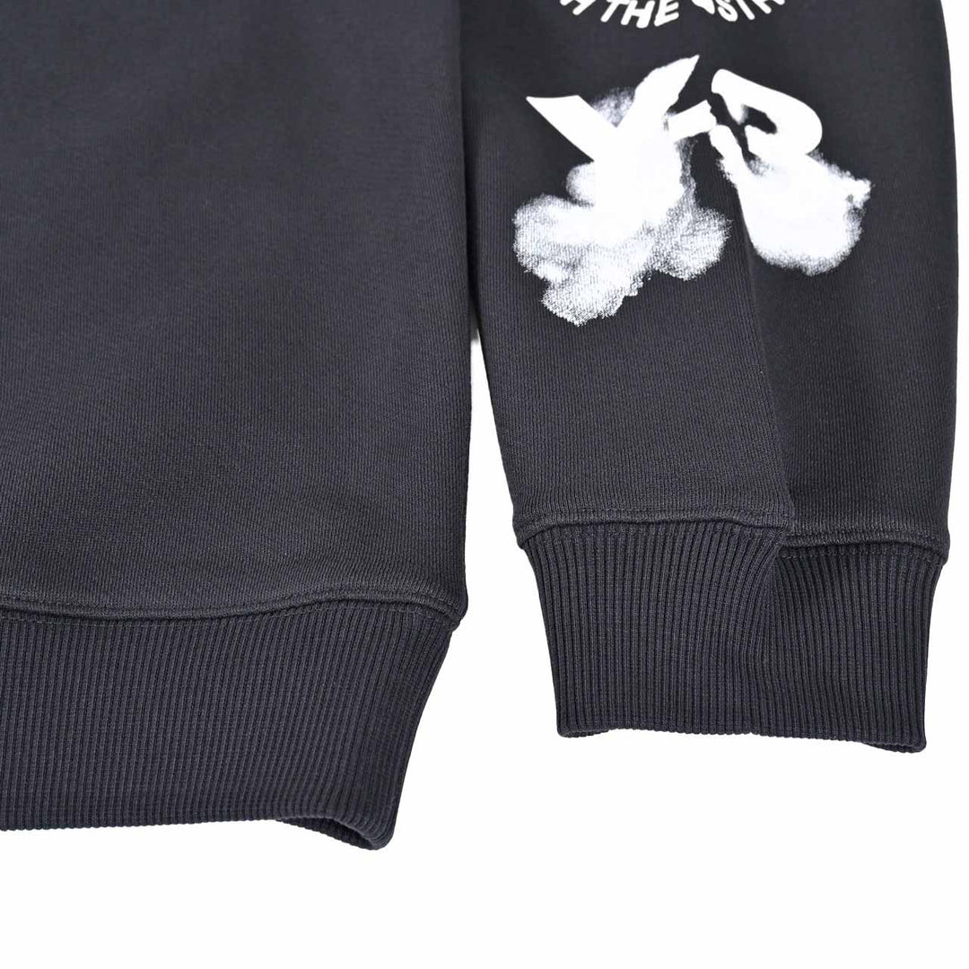 ワイスリー Y-3 トレーナー Y-3 GRAPHIC CREW SWEAT JX4749 ブラック 2025AW メンズ