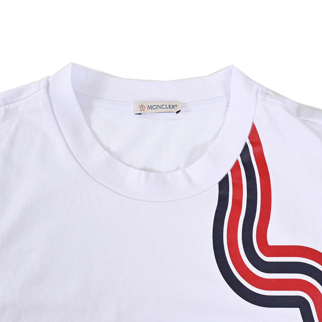 モンクレール MONCLER Tシャツ 8C01100 8390Y 001 ホワイト  メンズ