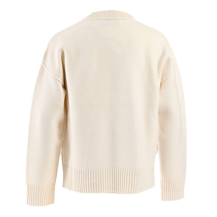 アミ AMI クルーネックセーター UKS838.018 154 ホワイト 2025AW メンズ