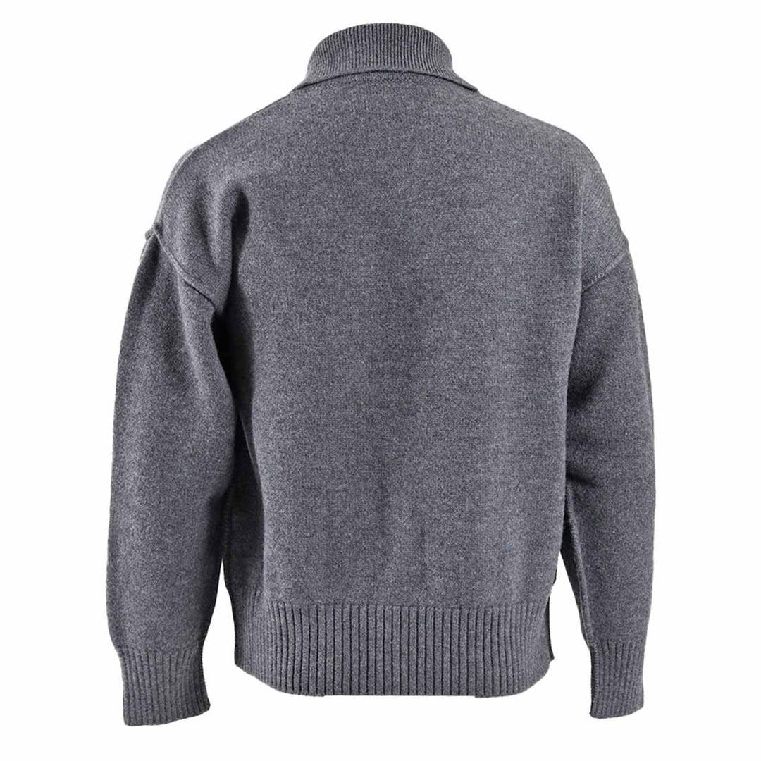 アミ AMI セーター UPL409.018 0504 グレー 2025AW メンズ