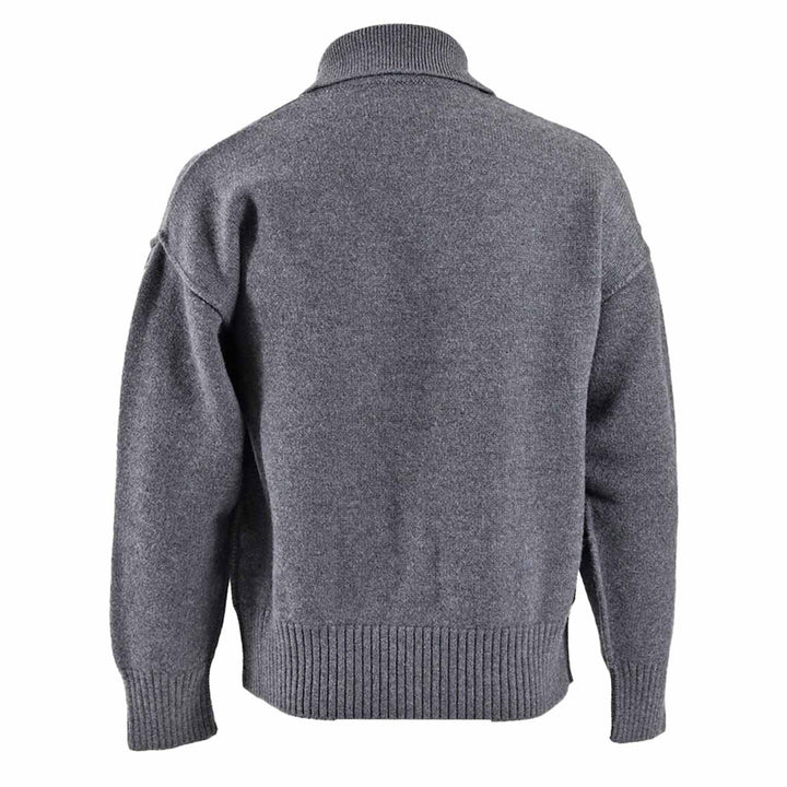 アミ AMI セーター UPL409.018 0504 グレー 2025AW メンズ