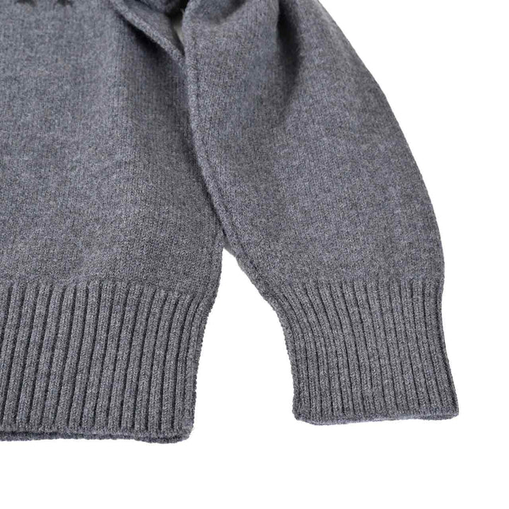 アミ AMI セーター UPL409.018 0504 グレー 2025AW メンズ