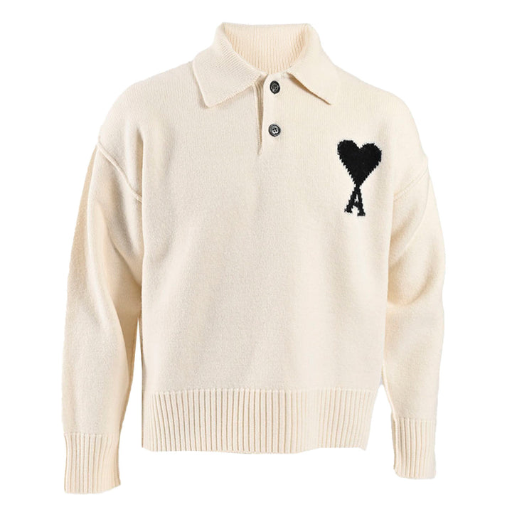 アミ AMI セーター UPL409.018 151 ホワイト 2025AW メンズ